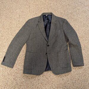Grey Tweed Suit Jacket (38R/Medium)